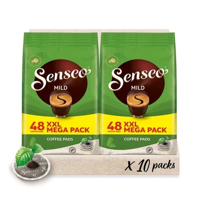 Senseo Pads Mild, Mega Pack XXL, 10 x 48 Drinks, 480 Coffee Pods - Bild 1 von 3