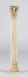PRESEPE Rossi-Rosa -  COLONNA  ROMANA RIGATA 30 cm in gesso - Picture 1 of 1