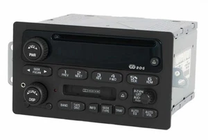 GMC Envoy XL 2003 Radio AMFM Cassette CD Player w Aux Input Part Number 15058225 - Picture 1 of 7