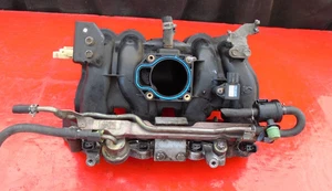 01-04 HONDA CIVIC INTAKE MANIFOLD WITH SPACER AND FUEL RAIL OEM 1.7L D17A1 DX LX - Bild 1 von 9