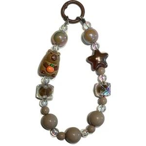 Capibara Bead Phone Chain Cell Phone Case Anti-loss Lanyard Keychain Bag Pen _ke - Zdjęcie 1 z 14