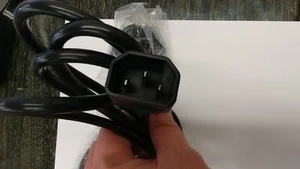 LOT 10 NEW PC Power Extension Cord Cable 6FT 6', hooded on one Side AC Wire - Picture 1 of 2
