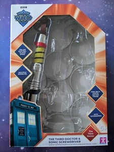 3rd Doctor Who Destornillador Sónico Cromo Galvanizado 4x Efecto de Sonido SFX 2025 - Imagen 1 de 24