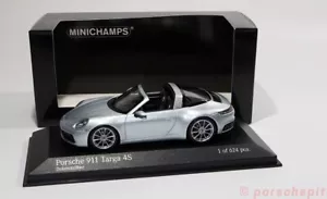 Porsche 911 (992) Targa 4S Dolomitsilbermetallic 1:43 - Bild 1 von 4