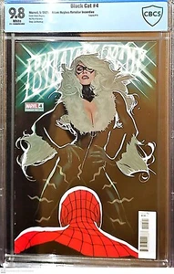 BLACK CAT #4 Adam Hughes 1:25 Variant NM CBCS 9.8 2021 Marvel Spider-Man - Bild 1 von 1