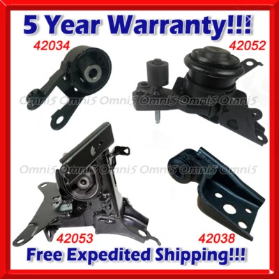 M798 Fits 2012-2019 Toyota Prius C 1.5L Motor & Transmission Mount Set 4pc - Image 1 of 4