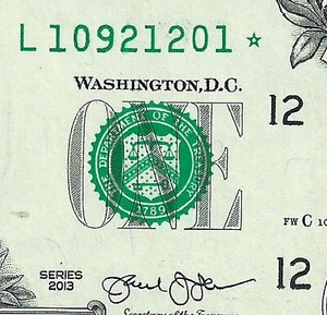2013 STAR NOTE $1 Dollar GEM = 1 free for every 10 notes you buy = BIG BATCH - Picture 1 of 3