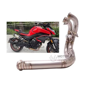 Tubo de cabezal de enlace delantero con sistema de escape de motocicleta para CFMOTO NK 800 NK 2023-2024 - Imagen 1 de 2