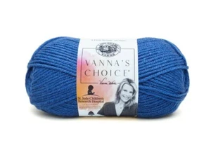 LION BRAND YARN VANNA'S CHOICE 860-109E COLONIAL BLUE - FREE SHIP AT $35 - Picture 1 of 2