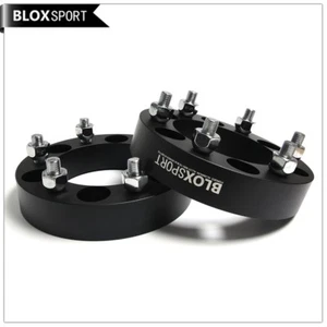 Pair of 25mm black wheel spacers AL6061T6 6x139.7 110 for Nissan Patrol Y60 Y61 - Picture 1 of 8
