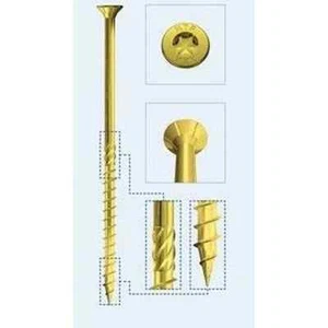 VITI PER LEGNO TRUCIOLARE 8X160 SCH HOLZ TECHNIC Confezione da 50 pz - Picture 1 of 1