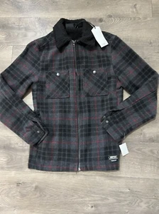 Wesc Liam Triple Check Flannel Shirt Jacket Size Unisex Small/ Medium New - Picture 1 of 5