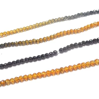 Glasperlen facettiert geschliffen 1,8 mm Mix bunt 200 Perlen nenad-design R020 - Bild 1 von 4