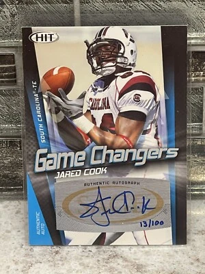 JARED COOK ~ 2009 SAGE Hit GCA-18 Game Changers Auto 13/100 - Image 1 of 2