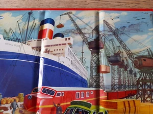 Water colour paint tin PAGE London Boite de couleurs à l'eau paquebot 50 vintage - Photo 1/20