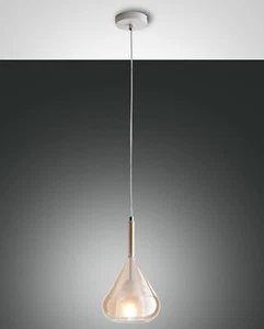 Fabas Luce Lámpara Colgante Lila E27 3481-40-125 Ámbar / Cognac - Imagen 1 de 5