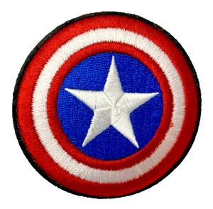 Capitán América Marvel Superhéroe Escudo Bordado 3" Hierro/Coser Parche - Imagen 1 de 3