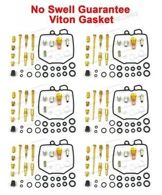 6 X KIT DE RECONSTRUCCIÓN REPARACIÓN DE CARBURADOR CARBURADOR 78-83 CBX1000 CBX 1000 CBX1050 Foto 1 de 4