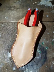 PELLE PERSONALIZZATA: BORSA PINZE: PESANTE: FATTA A MANO & SU ORDINAZIONE USA - Foto 1 di 8