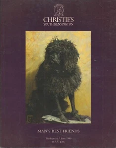 CHRISTIE’S SK Man’s Best Friends Dogs Cats Art Silver Bronzes Auction Catalog 89 - Picture 1 of 1