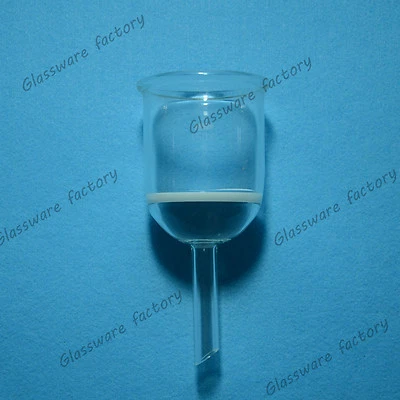 150mL,Glass Buchner Funnel,3# Coarse Filter,Straight Tubing,laboratory funnel - Image 1 of 4