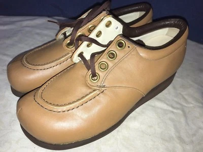 P. W. Minor Orthopedic Brown Lace Up Wedge Heel Comfort Shoe 5.5 B Medium (b) - Image 1 of 4