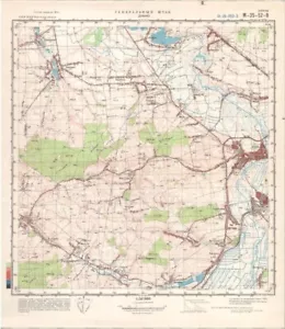 Mappa topografica militare sovietica russa - DUBNO (Ucraina), 1:50K, ed. 1979 - Foto 1 di 5