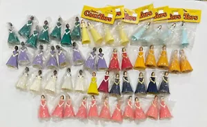 Vintage WILTON Bridesmaid Cake Topper Lot of 53 Figures Varied Colors 1970s-80s - Picture 1 of 12