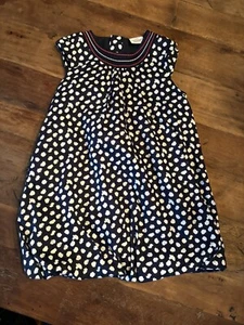 Euro TAO Tope A loeil girls dress Navy Polka Dot Balloon Hem size 2 86 cm - Picture 1 of 4