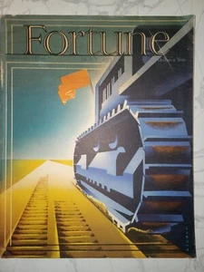 Fortune Magazine Cover By Joseph Binder May 1938 Vol XVII #5 - Picture 1 of 23