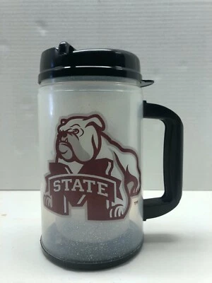 MISSISSIPPI STATE BULLDOGS NEW 32oz Whirley FLASHING LIGHT UP RARE cup SEE VIDEO - Image 1 of 4