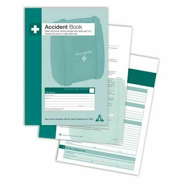 Safety First Aid A4 Accident Report Book (Q3200)
