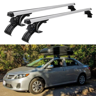 Багажник на крышу для Toyota Corolla 2003-2022 годов выпуска с поперечной штангой алюминиевый багажник для каяка - Изображение 1 из 4