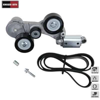 NEW For Buick Regal Chevy Impala Malibu Tensioner Assembly w/ Serpentine Belt - Image 1 of 4