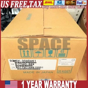 one new Yaskawa SGMSV-30ADA61 AC servo motor ship DHL - Picture 1 of 3