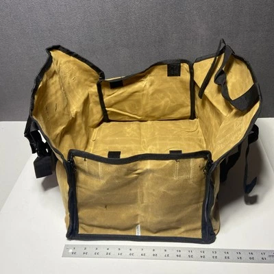 Bolsa portadora de troncos de lona encerada de alta resistencia opción abierta o cerrada Foto 1 de 4