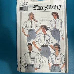 Simplicity Pattern 9027 Size 16-20 New Uncut  1989 - Picture 1 of 10