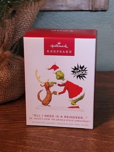 2024 Punze Ornament "ALL I NEED IS A RENTIER" DR SEUSS - Bild 1 von 2