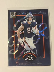 2025 Donruss Rated Rookies Retro Colston Loveland RC #18 Chicago Bears - Picture 1 of 2