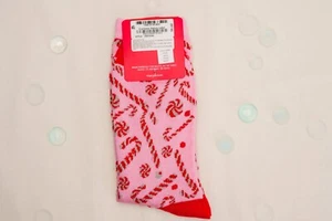 Charter Club Socks "Pink and Red Candy Cane" - Picture 1 of 6