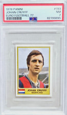 1976 Panini Euro Football #193 Johan Cruyff Soccer Card PSA 7 NM POP 5 Ajax