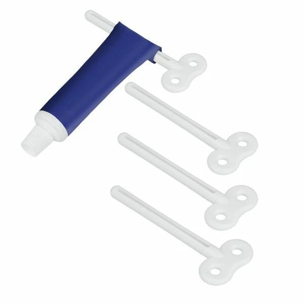 4er Set Tubenpresse Tubenquetscher Tubenausdrücker Tubenschlüssel Tubenaufroller - Bild 1 von 1