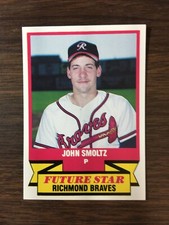 1989 CMC AAA A/S  Future Stars #30 JOHN SMOLTZ  Minor League Card   J10020314