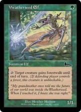 WOTC MtG Urza's Legacy Weatherseed Elf (C) (Foil) NM