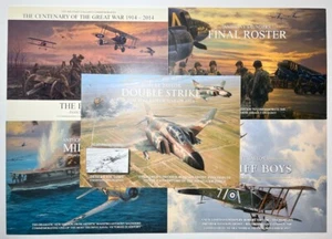 Military Gallery Aviation Art x5 Preview Brochure Robert Taylor Anthony Saunders - Picture 1 of 15