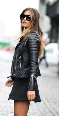 New Women's Black Boda Skin Type Lambskin Leather Jacket 100% Leather Guaranteed - Image 1 of 4