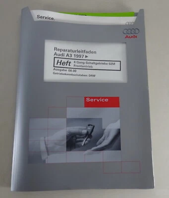 Manual de Taller Audi A3 8L 5 6 Marchas Motor Cambio 02M Tracción Delantera Von - Imagen 1 de 2