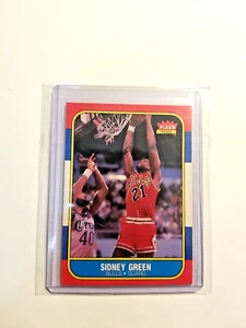 1986 Fleer #40 Sidney Green Rookie RC - Picture 1 of 2