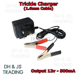 Trickle Ladegerät Auto/Van/Motorrad/Quad/4x4 12 V 1,6 mm Kabel 500Ma - Bild 1 von 1