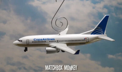 Copa Airlines Boeing 737 Avión Jet Personalizado Adorno de Navidad Avión Adorno Foto 1 de 4